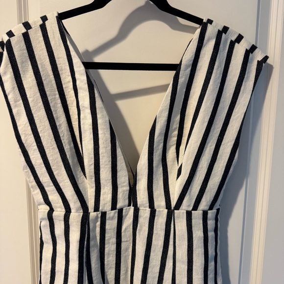 St Agni Striped Black and White Maxi Dress | S - Picture 7 of 10
